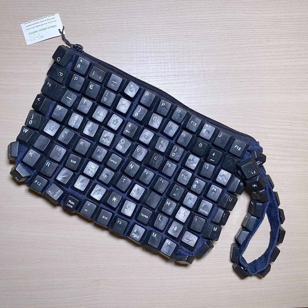 Upcycled Keyboard Clutch